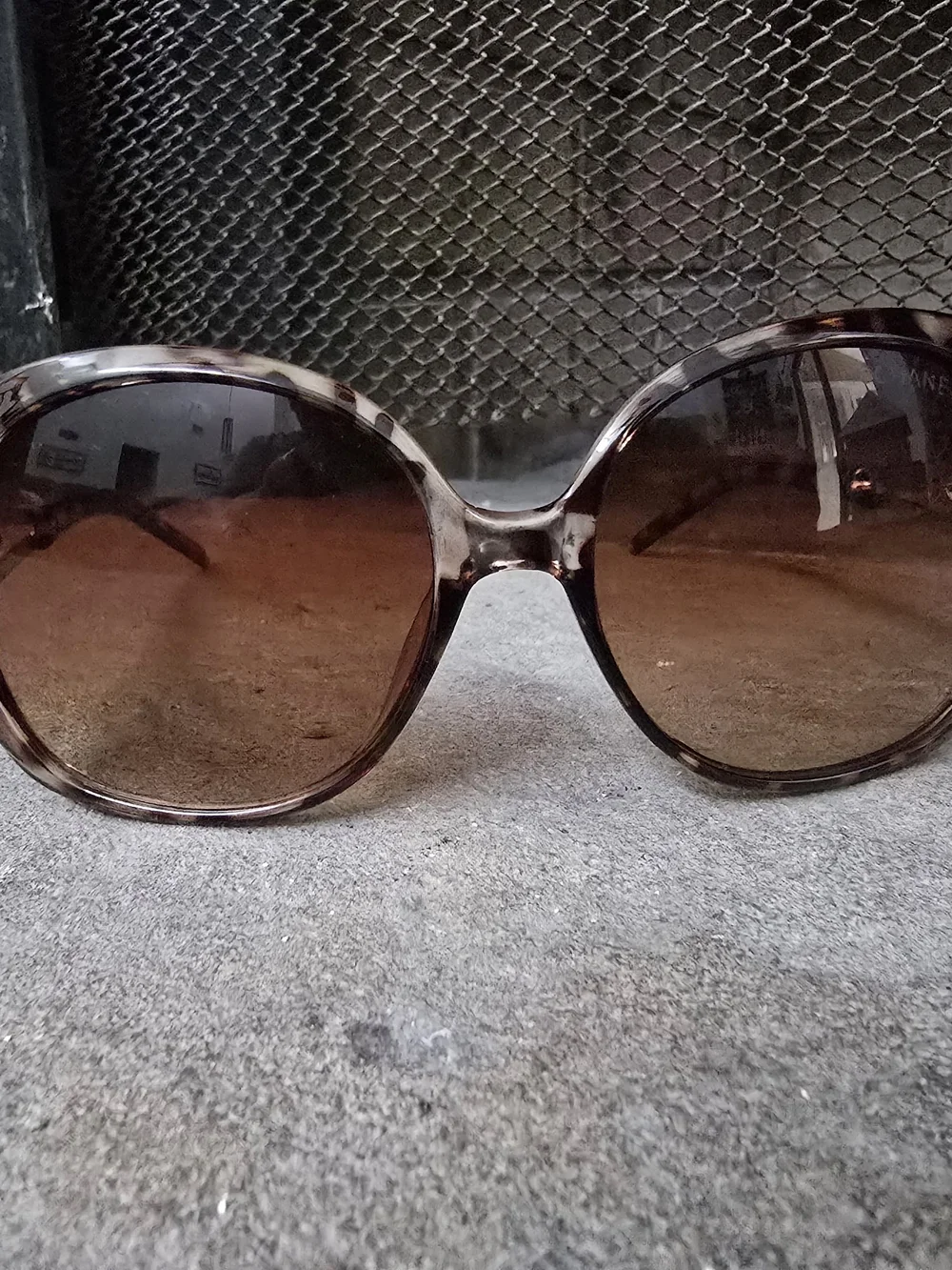 Chanel Brown Tortoiseshell Oversized Women's Sunglasses